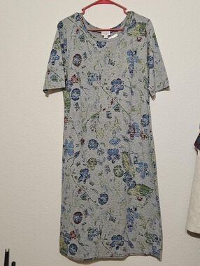 XL Grey LuLaRoe Dress